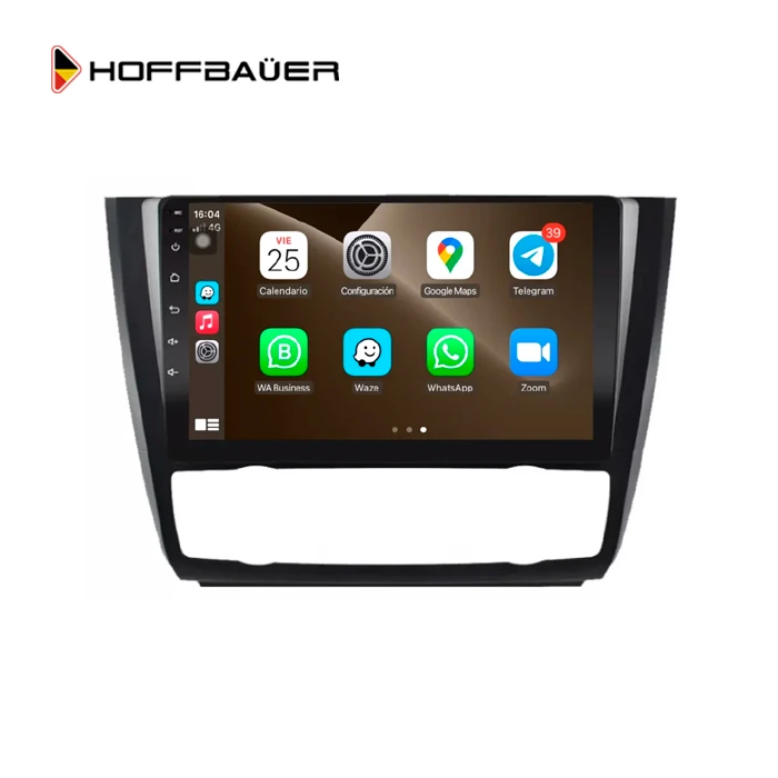 BMW 26 BMW E81 E82 E87 E88 Serie 1 2004 - 2012 (Climatizador) Pantalla HoffBaüer Infinity Gold Apple CarPlay & Android Auto Hoffmann & Baüer - Image 1